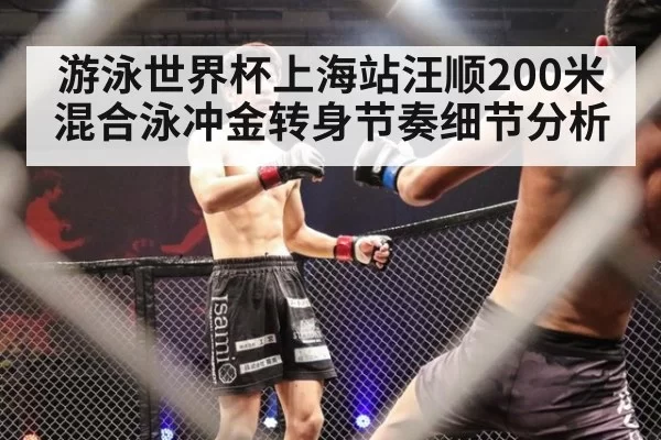 游泳世界杯上海站汪顺200米混合泳冲金转身节奏细节分析